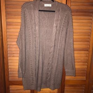 Mauve cardigan